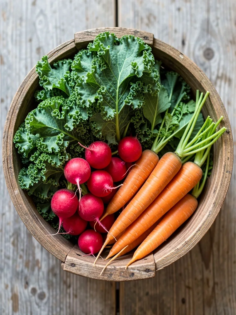 Verduras frescas de huerta